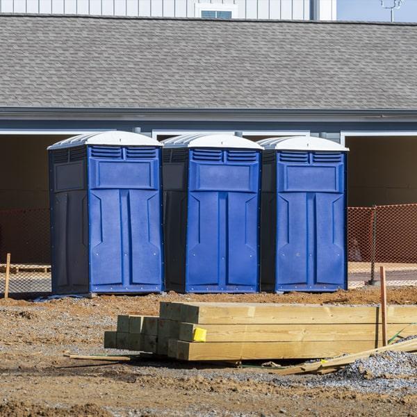 Heavy-duty construction site porta potty in Casa Grande, Arizona