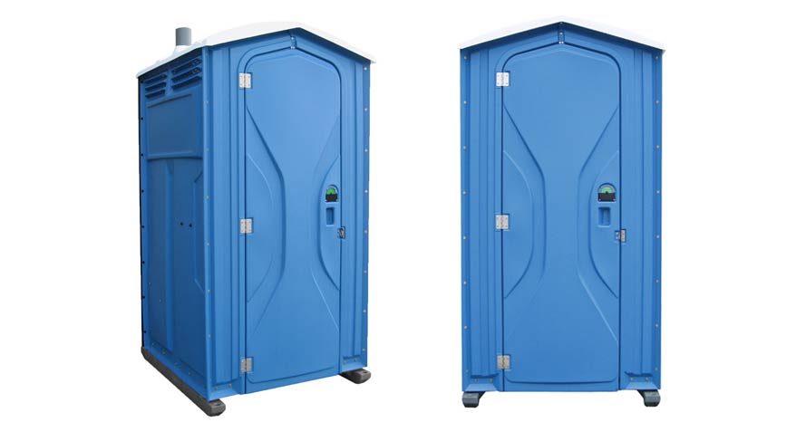 Long-term porta potty units on site in Casa Grande, Arizona
